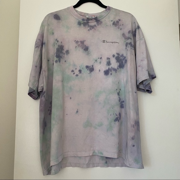 CHAMPION vintage custom tie dye tee - Picture 1 of 3